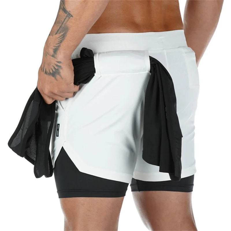 Shorts Para Treino 2 em 1 Esporte Air Effect