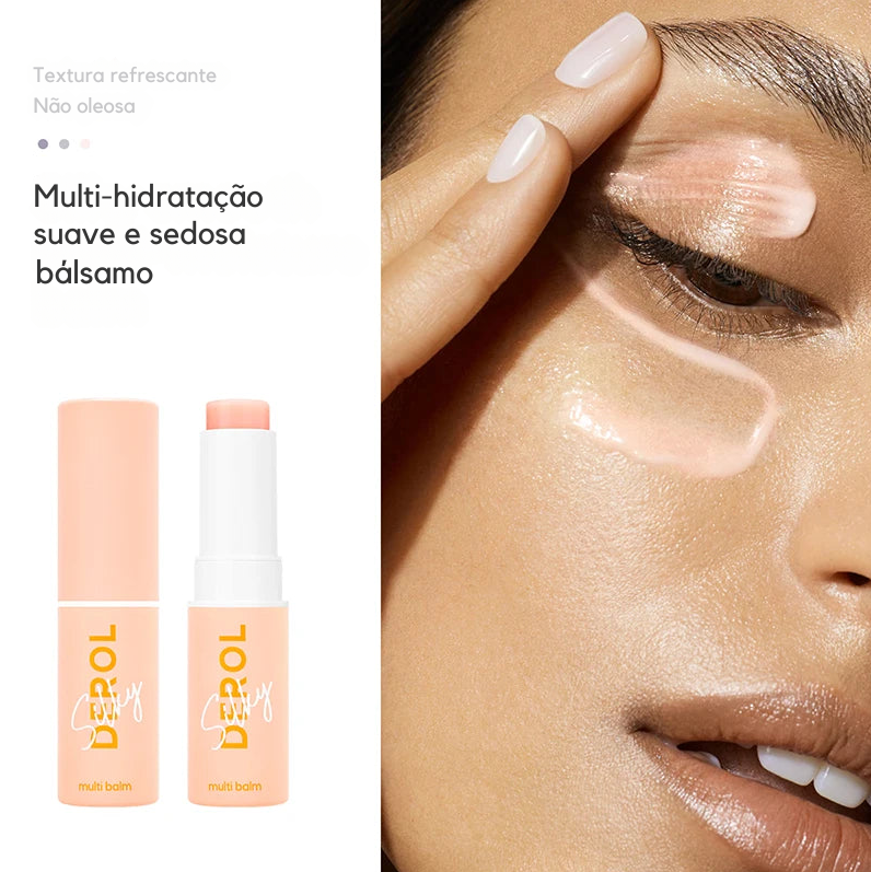 Bastão Multi Balm 7g de Colágeno: Antirrugas, Hidratante e Iluminador para Pele - Cosmético Coreano