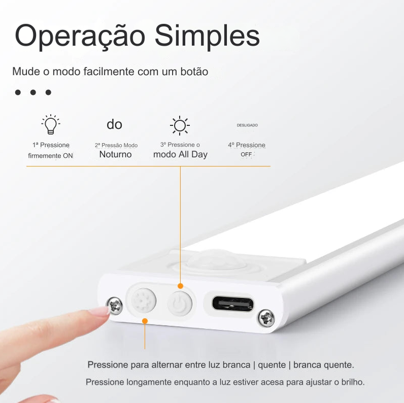 Led Inteligente com Sensor de Movimento FQ LED